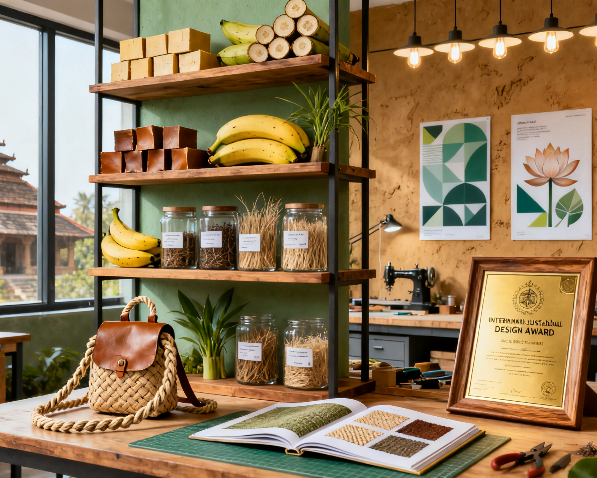 Indian Designer Wins International Sustainable Design Award with Banana Leather and Plant Fibers